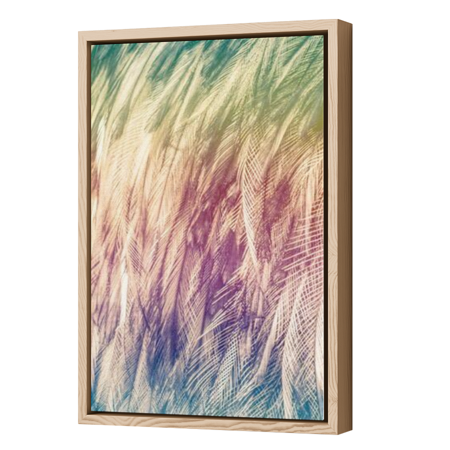 Thumbnail for Canvas - Wood Grain Floating Frame