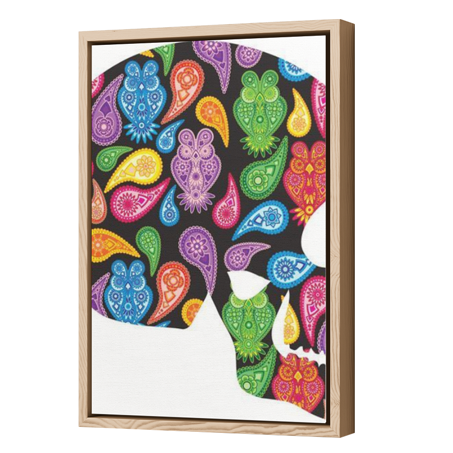 Thumbnail for Canvas - Wood Grain Floating Frame