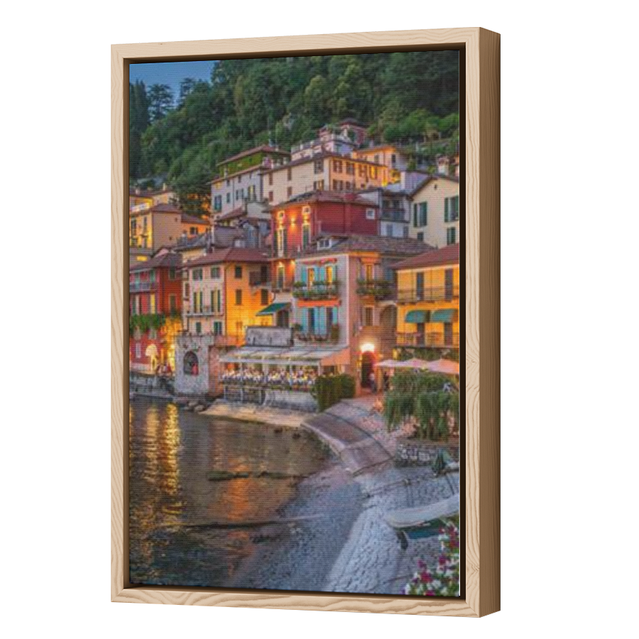 Thumbnail for Canvas - Wood Grain Floating Frame