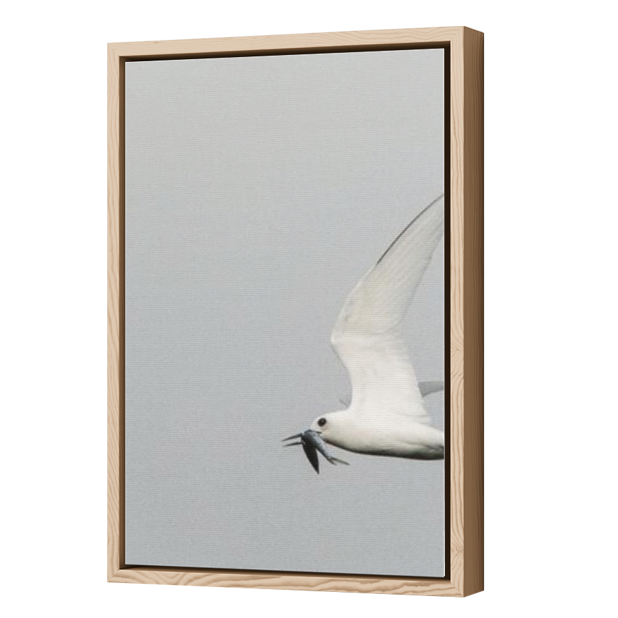 Thumbnail for Canvas - Wood Grain Floating Frame