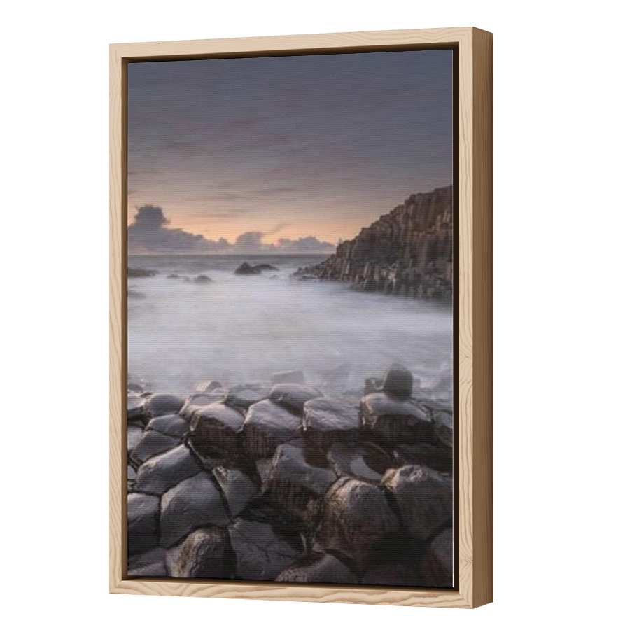 Thumbnail for Canvas - Wood Grain Floating Frame