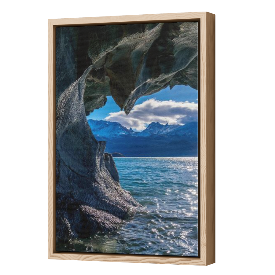Thumbnail for Canvas - Wood Grain Floating Frame