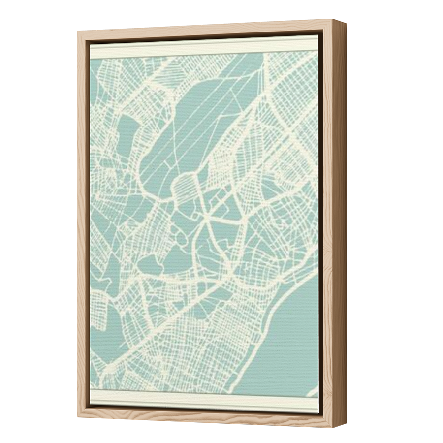 Thumbnail for Canvas - Wood Grain Floating Frame