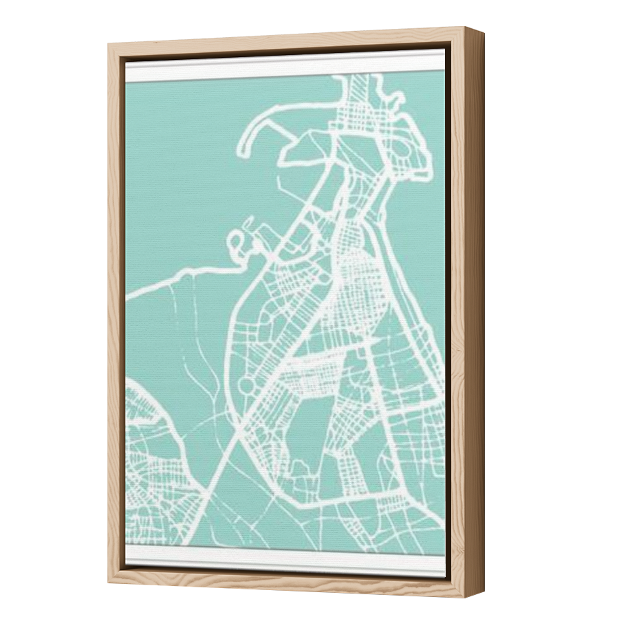 Thumbnail for Canvas - Wood Grain Floating Frame