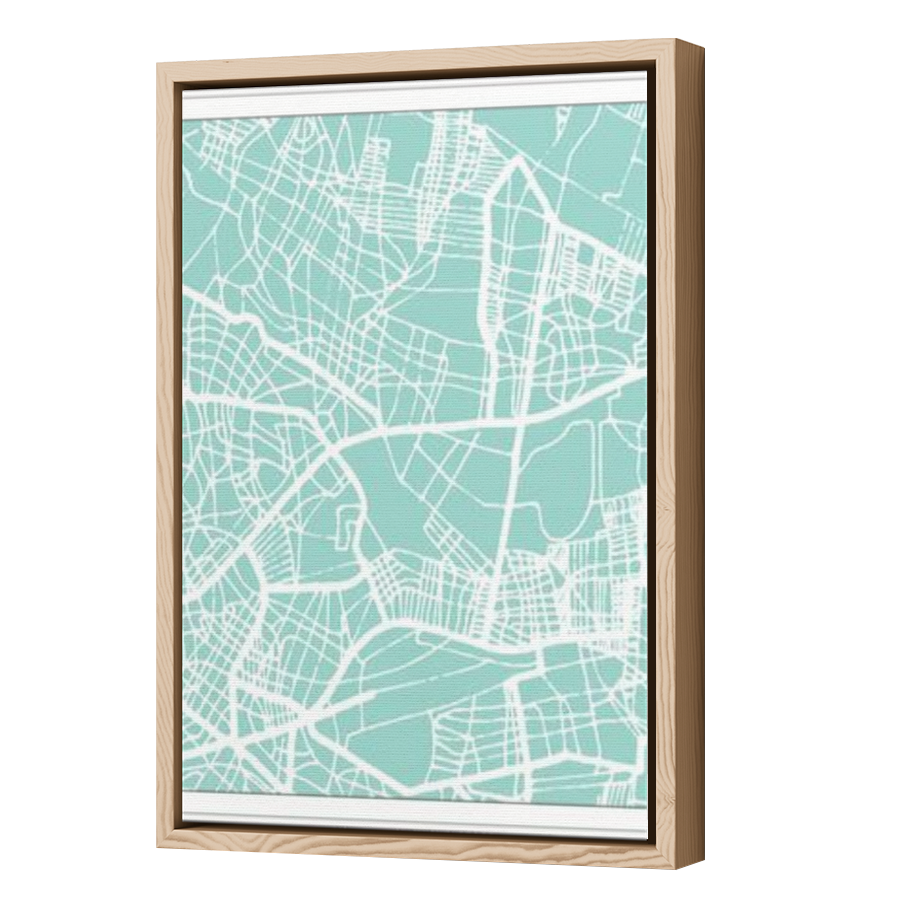 Thumbnail for Canvas - Wood Grain Floating Frame