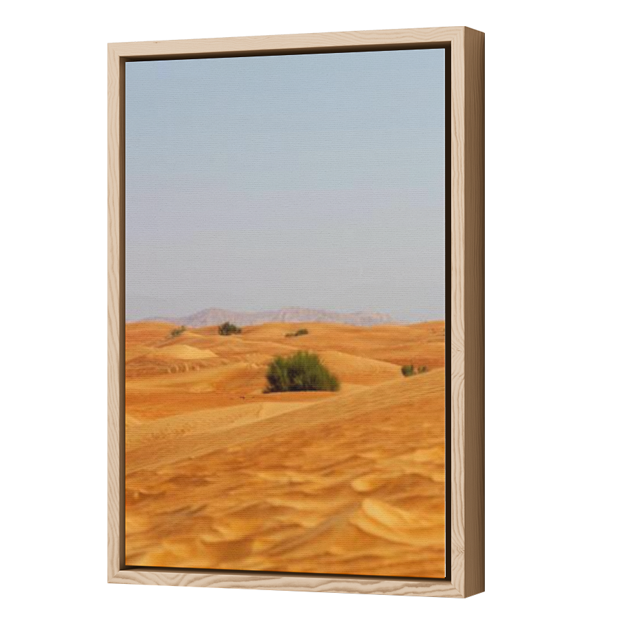 Thumbnail for Canvas - Wood Grain Floating Frame