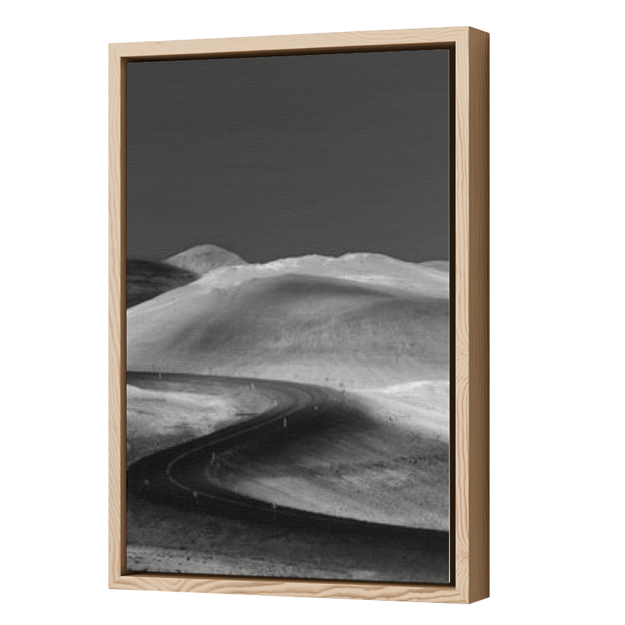 Thumbnail for Canvas - Wood Grain Floating Frame