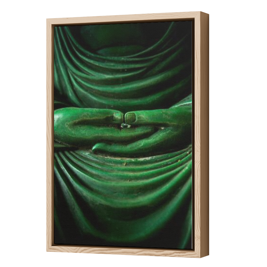 Thumbnail for Canvas - Wood Grain Floating Frame