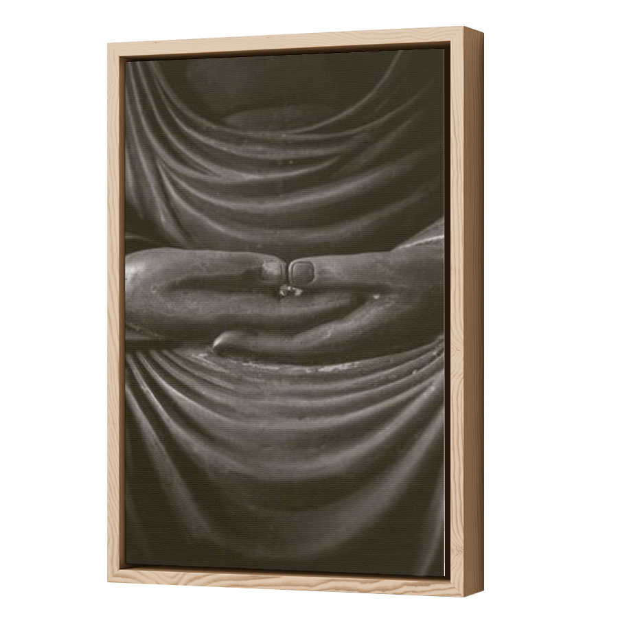 Thumbnail for Canvas - Wood Grain Floating Frame