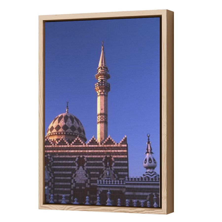Thumbnail for Canvas - Wood Grain Floating Frame