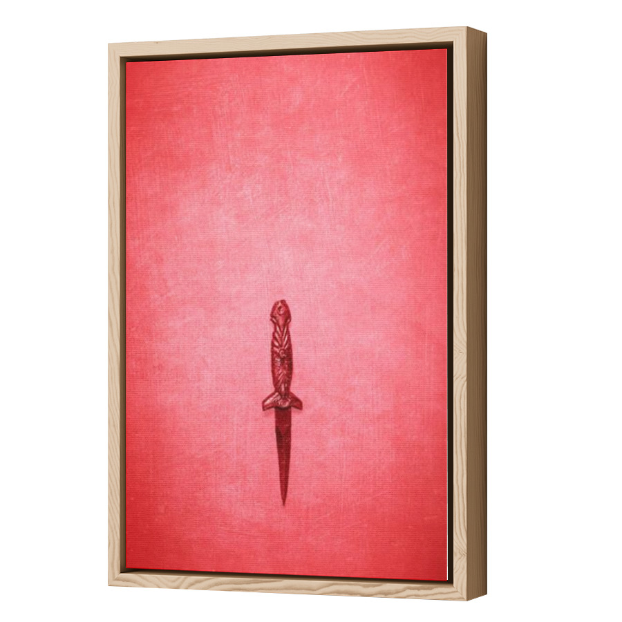 Thumbnail for Canvas - Wood Grain Floating Frame