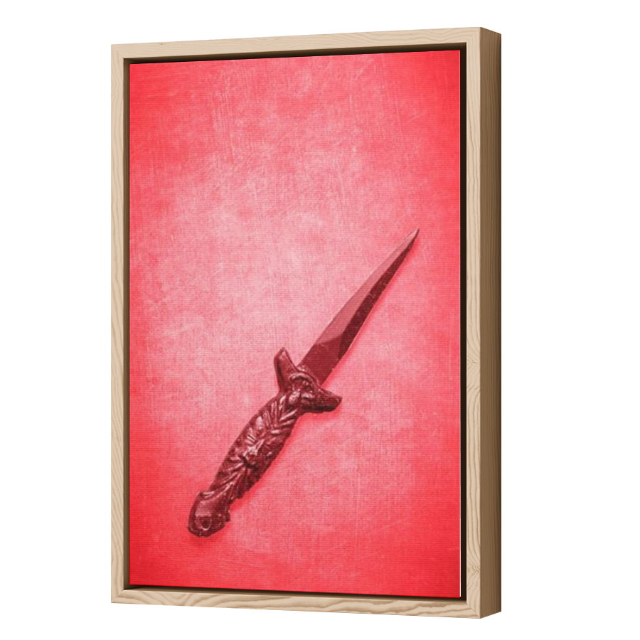 Thumbnail for Canvas - Wood Grain Floating Frame