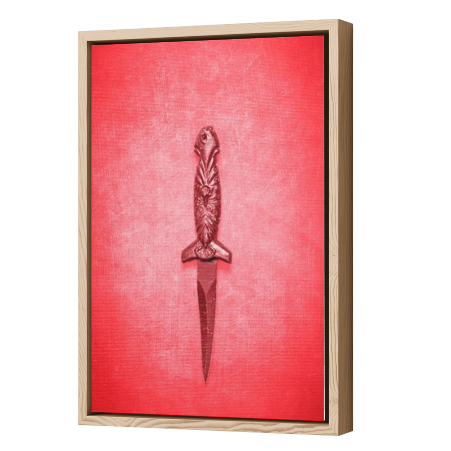 Thumbnail for Canvas - Wood Grain Floating Frame