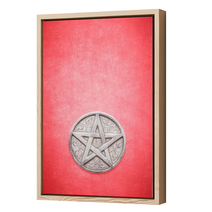 Thumbnail for Canvas - Wood Grain Floating Frame