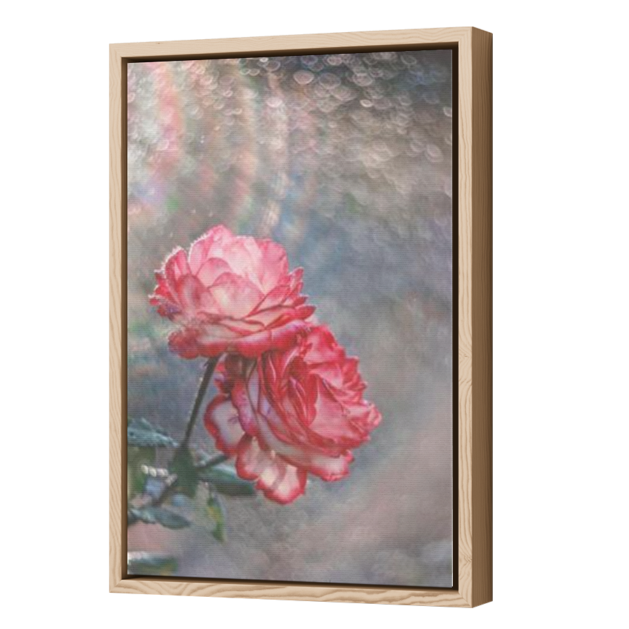 Thumbnail for Canvas - Wood Grain Floating Frame
