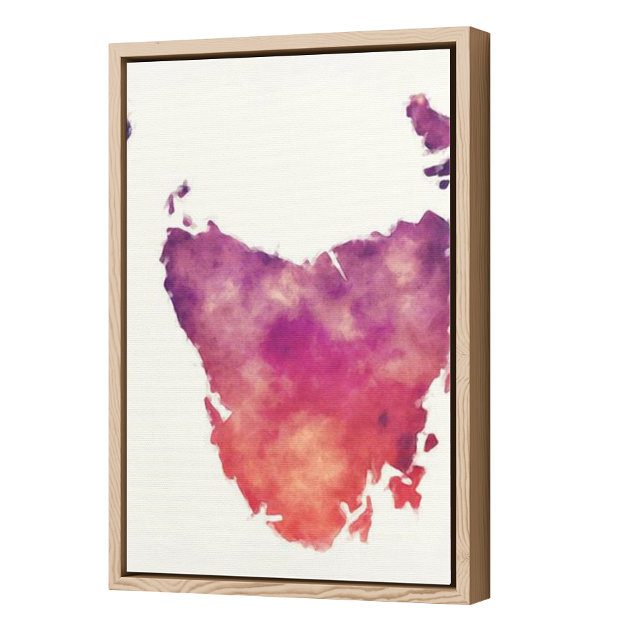 Thumbnail for Canvas - Wood Grain Floating Frame