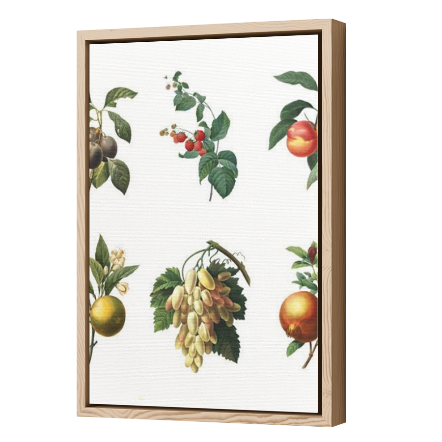 Thumbnail for Canvas - Wood Grain Floating Frame