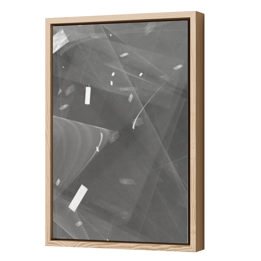 Thumbnail for Canvas - Wood Grain Floating Frame