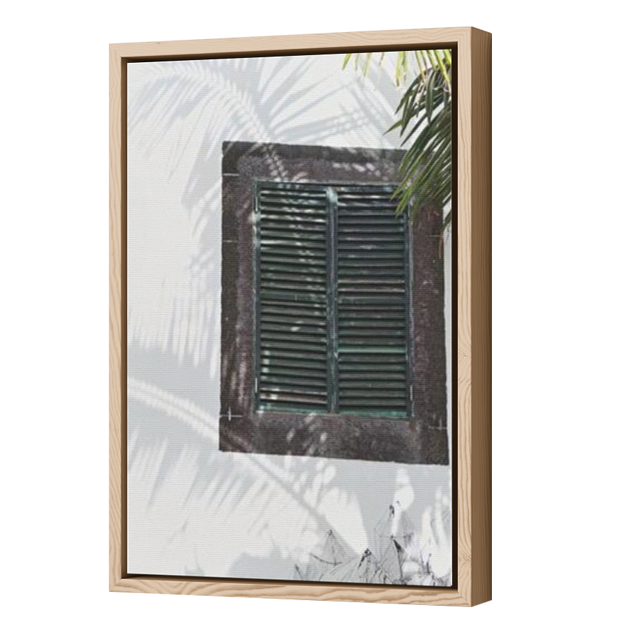 Thumbnail for Canvas - Wood Grain Floating Frame