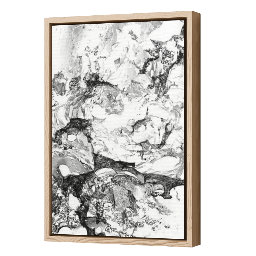 Thumbnail for Canvas - Wood Grain Floating Frame