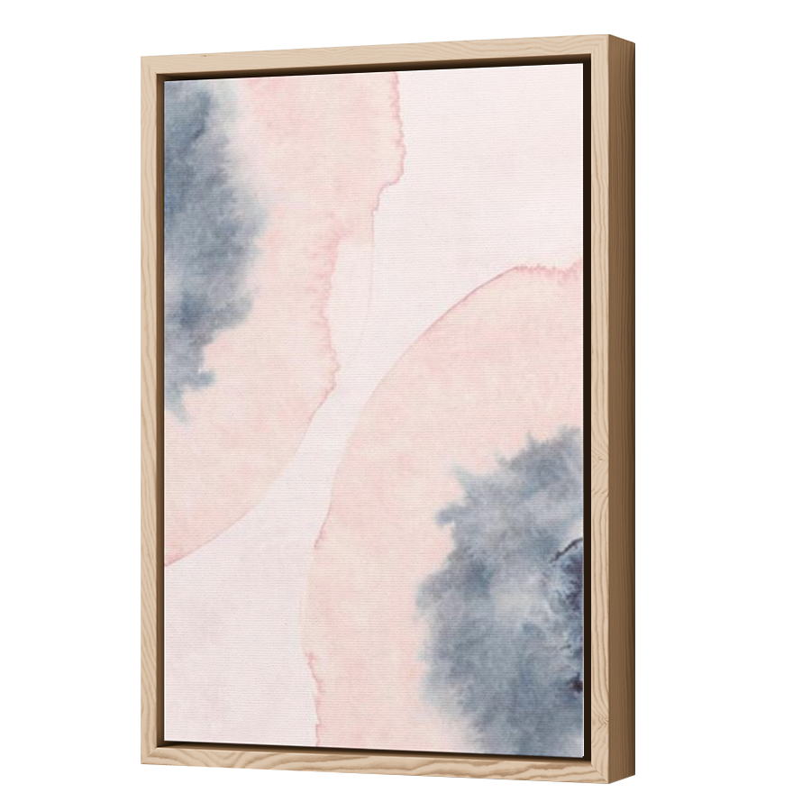 Thumbnail for Canvas - Wood Grain Floating Frame