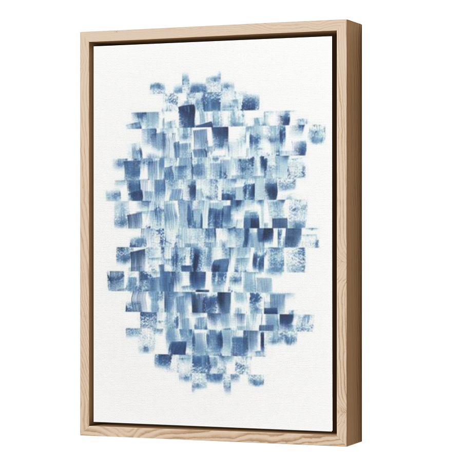 Thumbnail for Canvas - Wood Grain Floating Frame