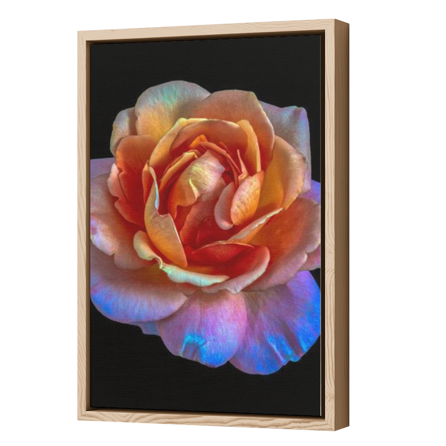 Thumbnail for Canvas - Wood Grain Floating Frame