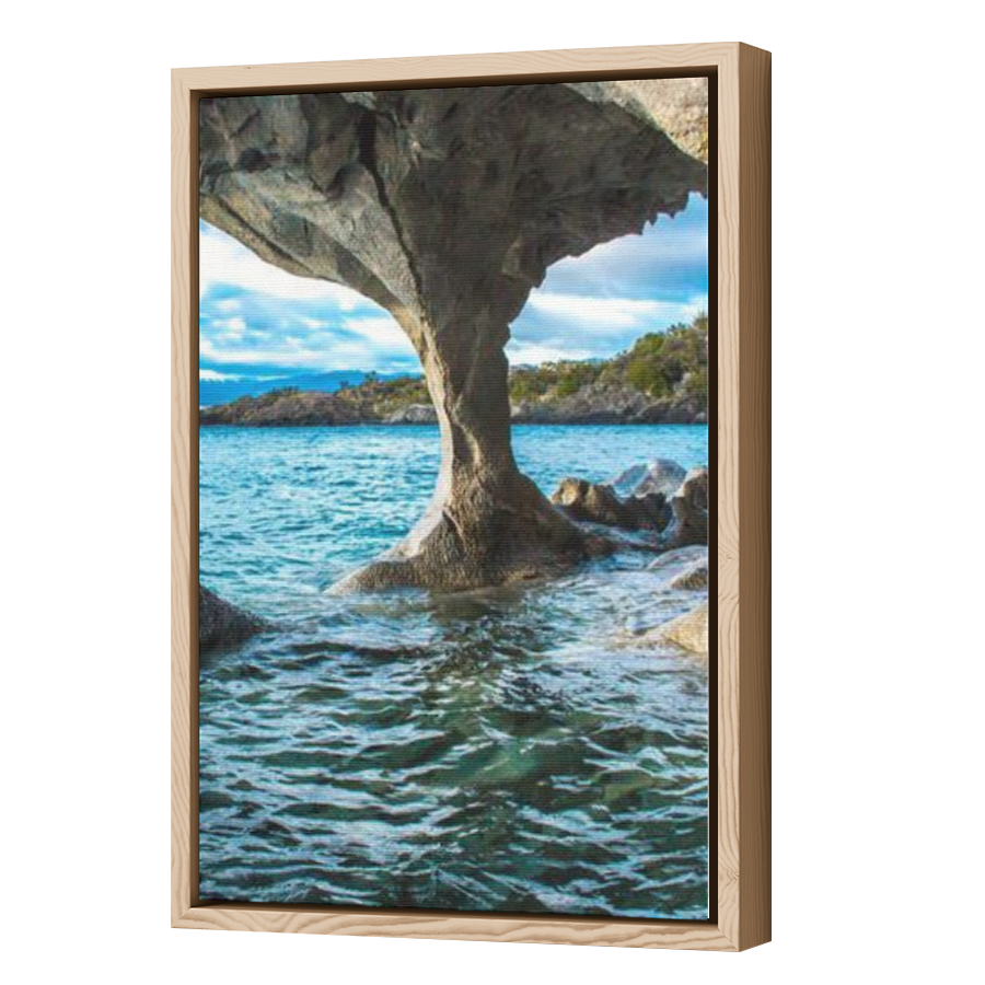 Thumbnail for Canvas - Wood Grain Floating Frame