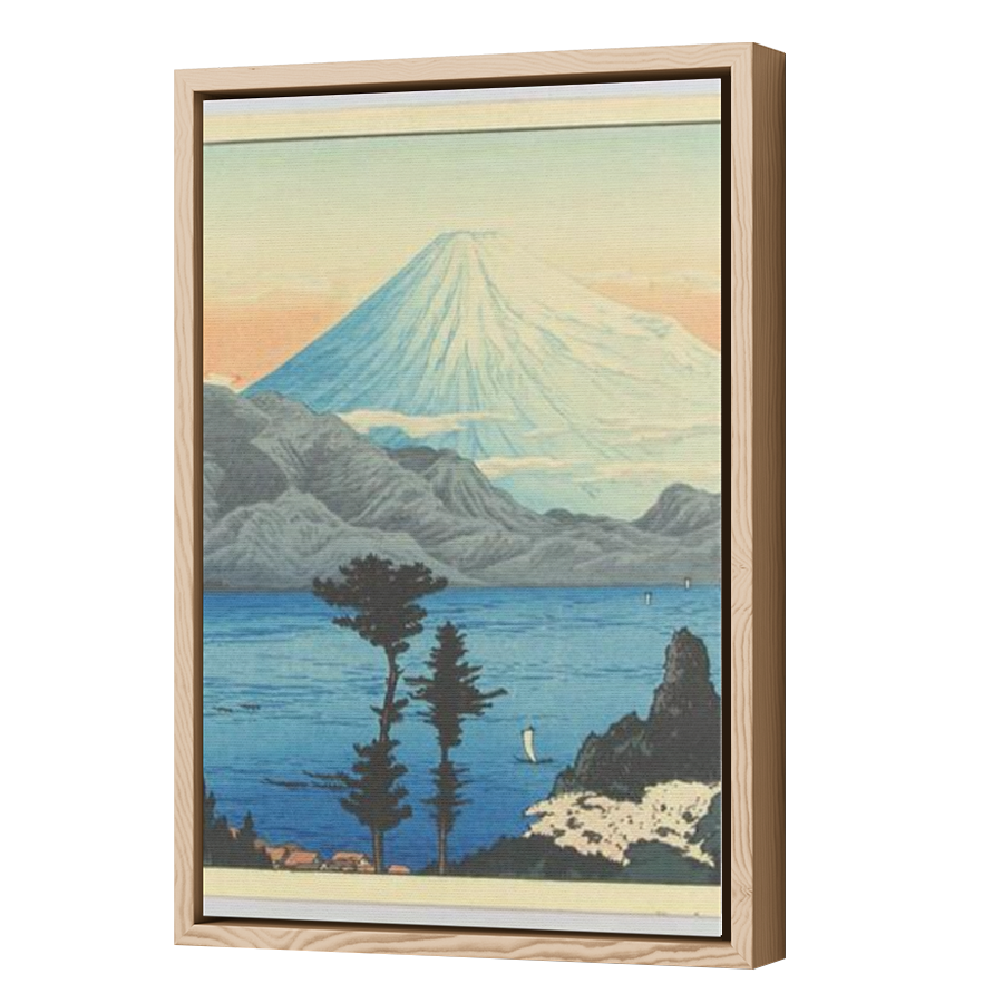 Thumbnail for Canvas - Wood Grain Floating Frame