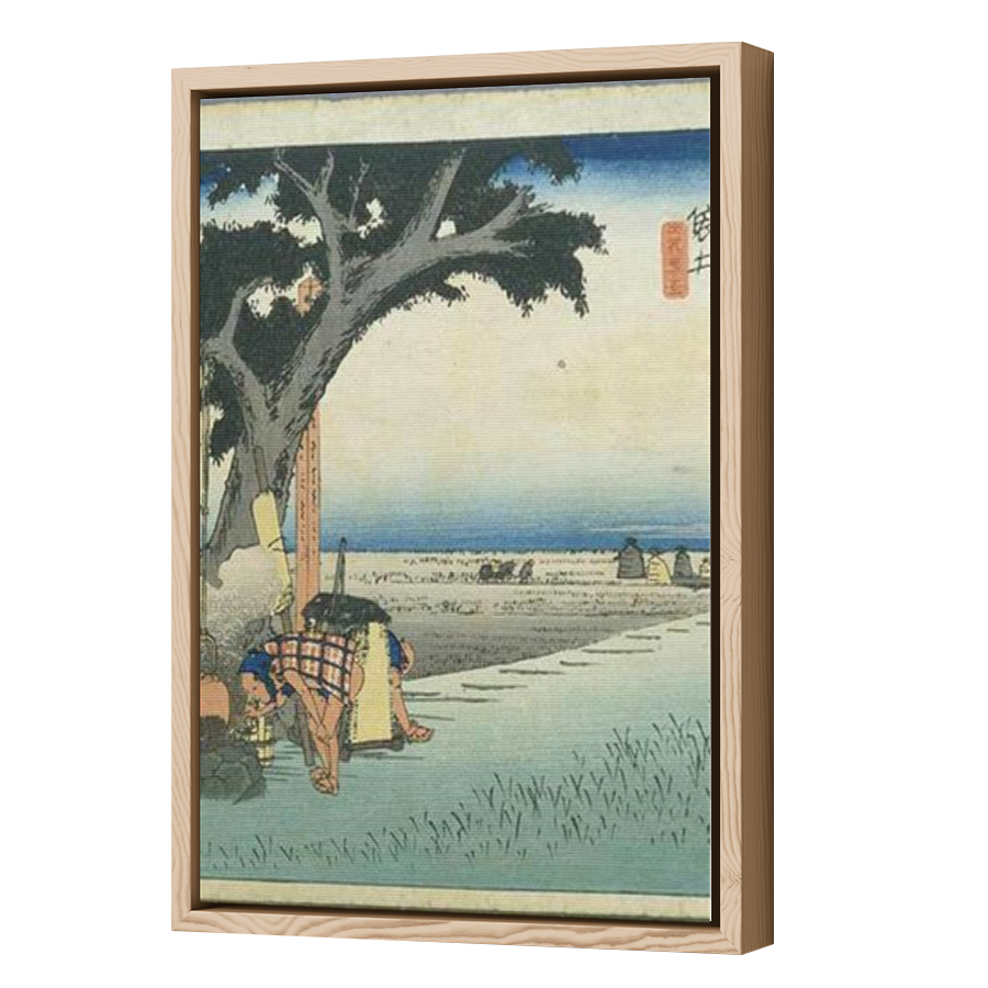 Thumbnail for Canvas - Wood Grain Floating Frame