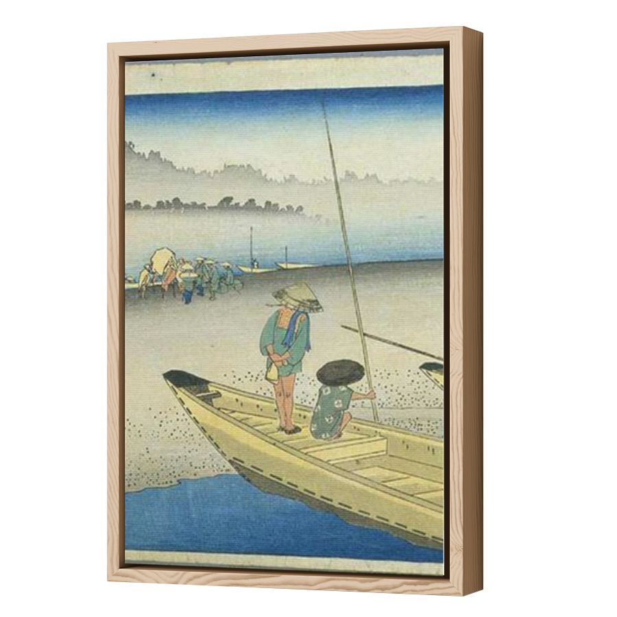 Thumbnail for Canvas - Wood Grain Floating Frame