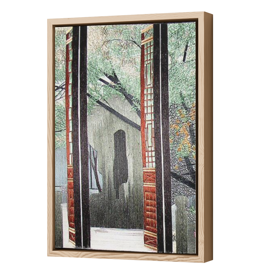 Thumbnail for Canvas - Wood Grain Floating Frame