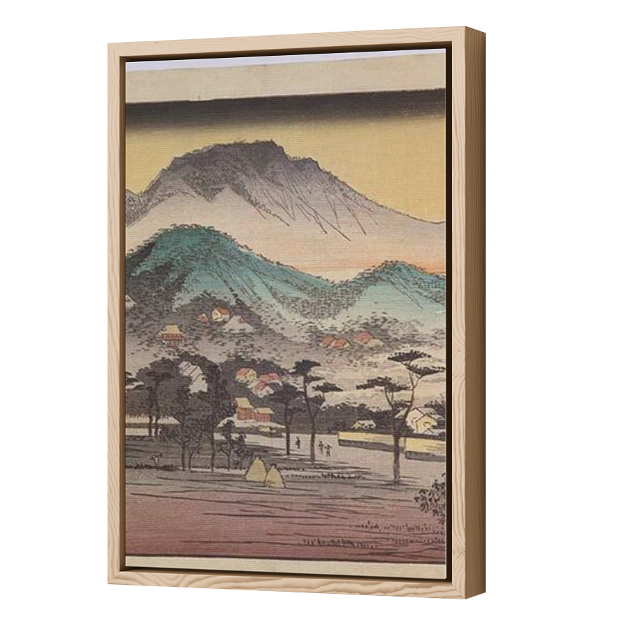 Thumbnail for Canvas - Wood Grain Floating Frame