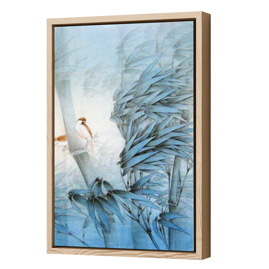 Thumbnail for Canvas - Wood Grain Floating Frame