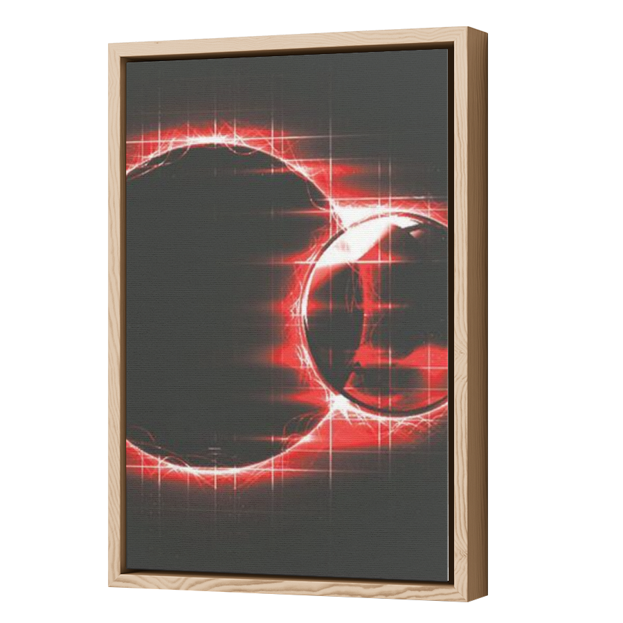 Thumbnail for Canvas - Wood Grain Floating Frame