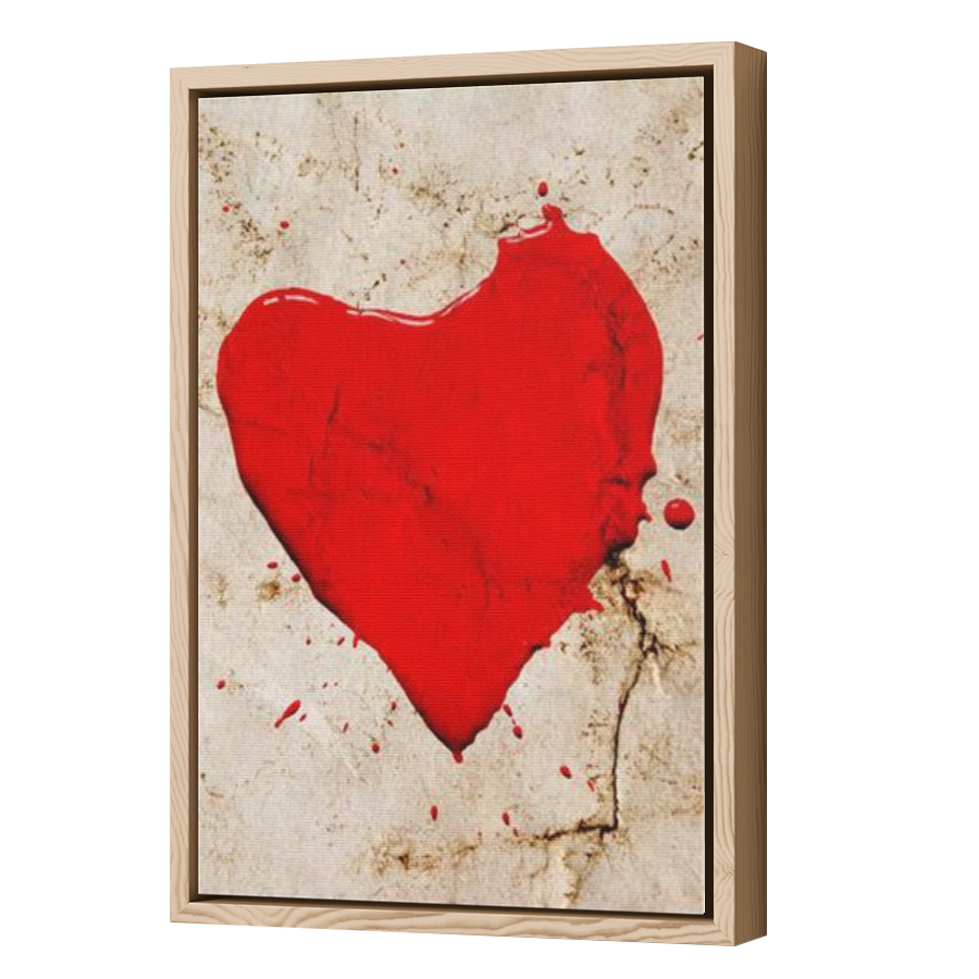 Thumbnail for Canvas - Wood Grain Floating Frame