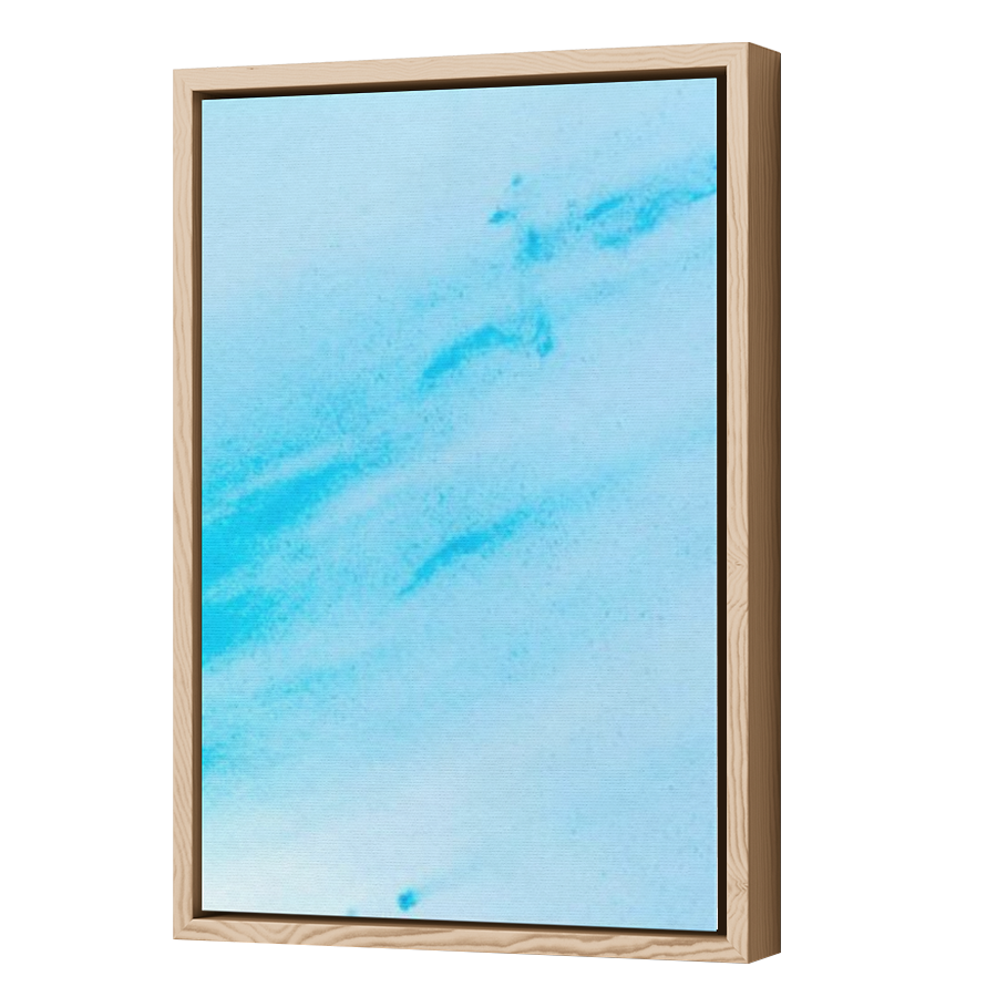 Thumbnail for Canvas - Wood Grain Floating Frame