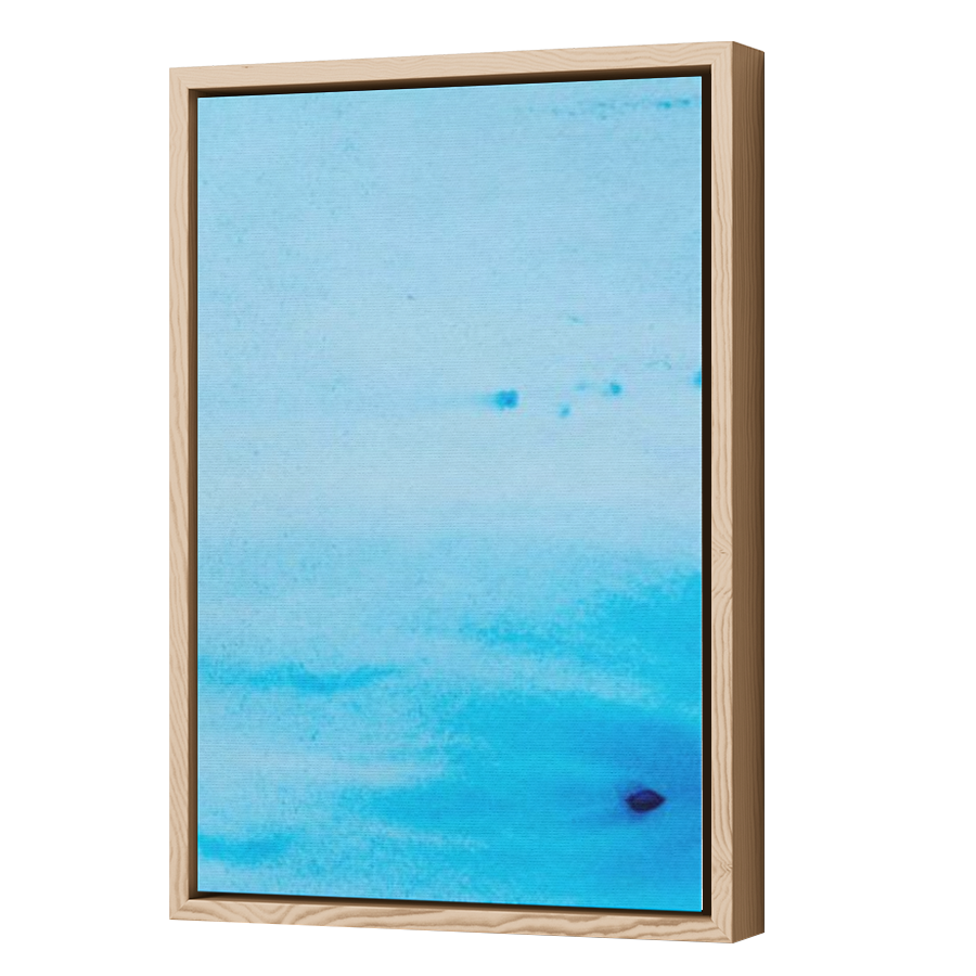 Thumbnail for Canvas - Wood Grain Floating Frame