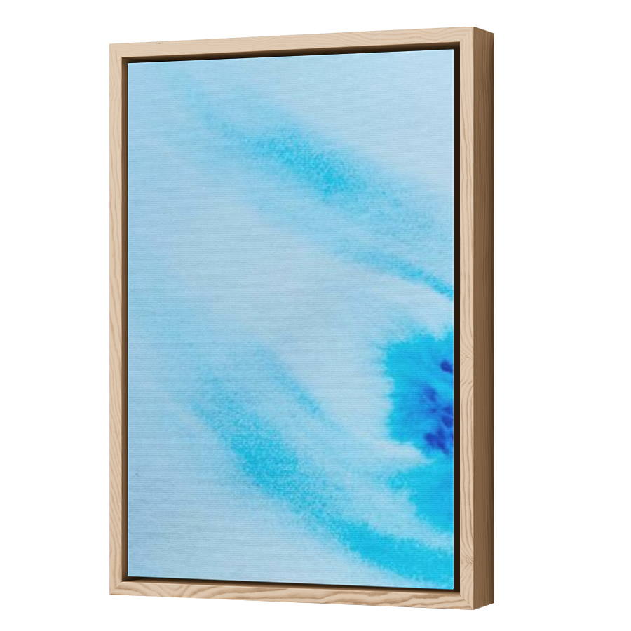 Thumbnail for Canvas - Wood Grain Floating Frame