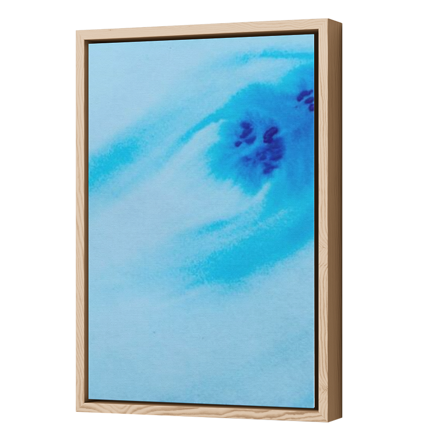 Thumbnail for Canvas - Wood Grain Floating Frame