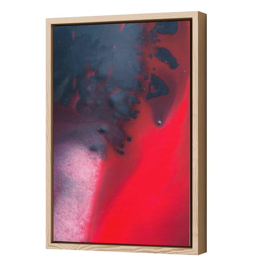 Thumbnail for Canvas - Wood Grain Floating Frame