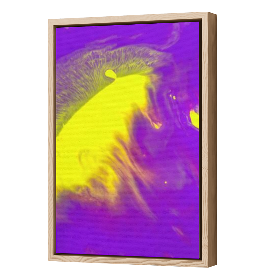 Thumbnail for Canvas - Wood Grain Floating Frame