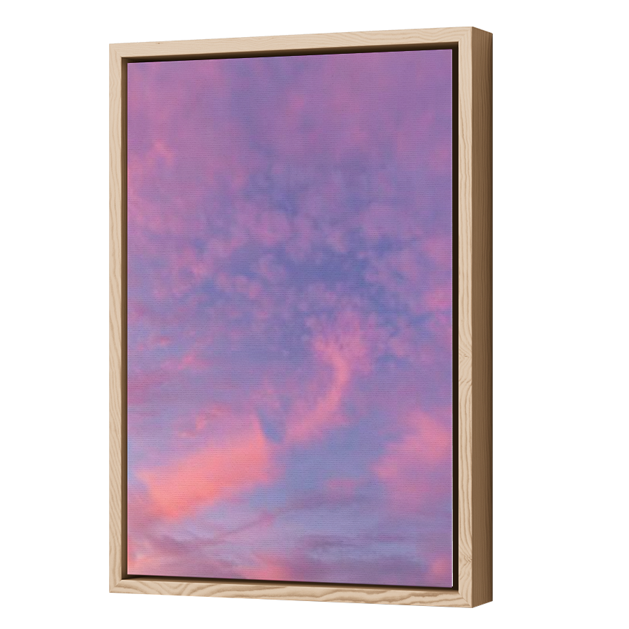 Thumbnail for Canvas - Wood Grain Floating Frame