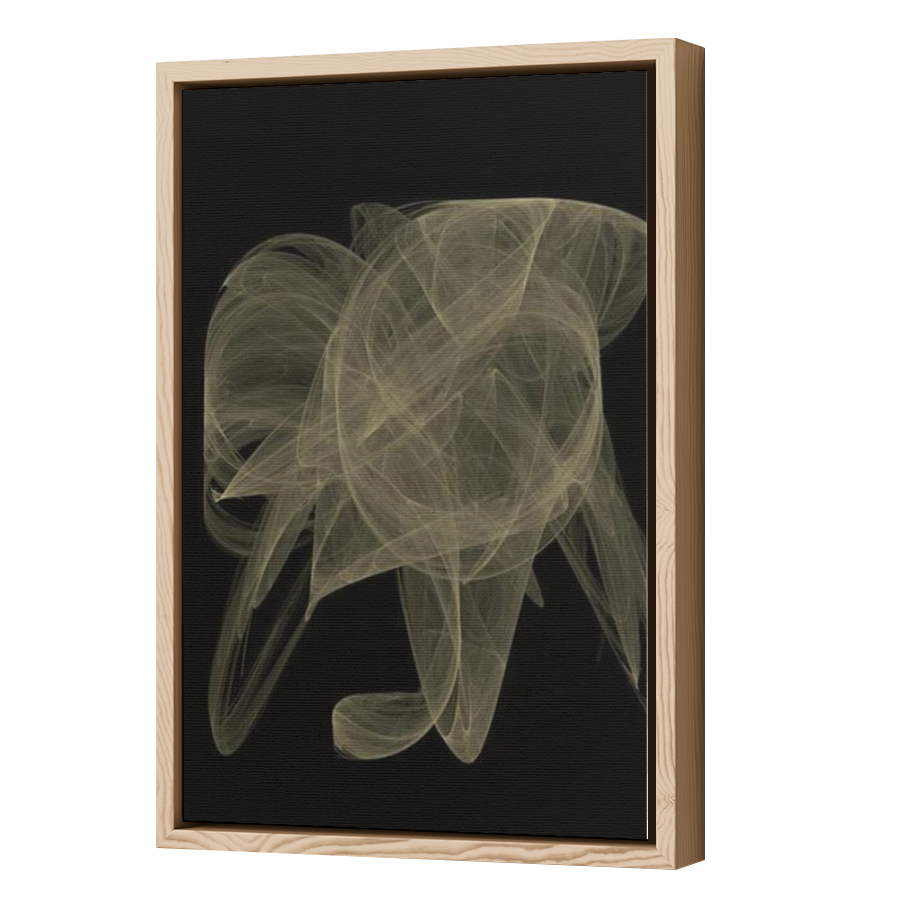 Thumbnail for Canvas - Wood Grain Floating Frame