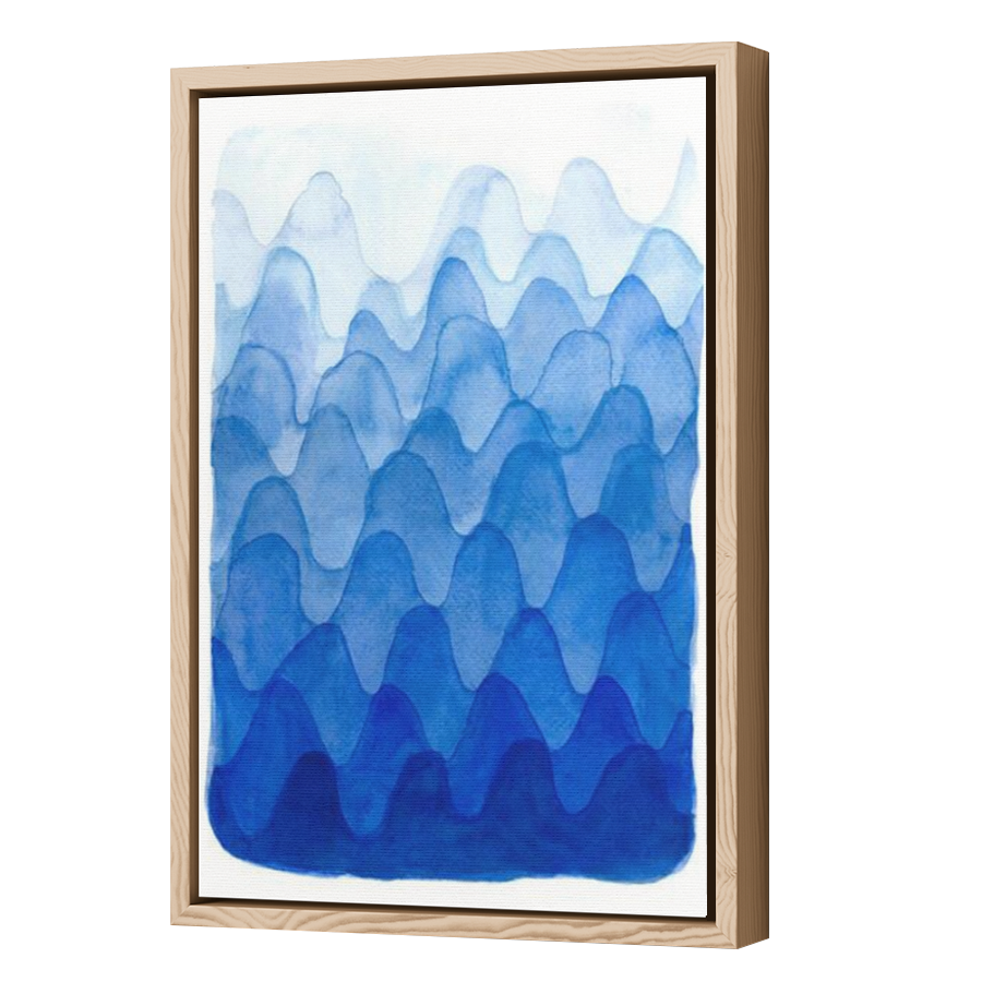 Thumbnail for Canvas - Wood Grain Floating Frame