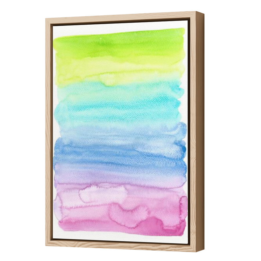 Thumbnail for Canvas - Wood Grain Floating Frame