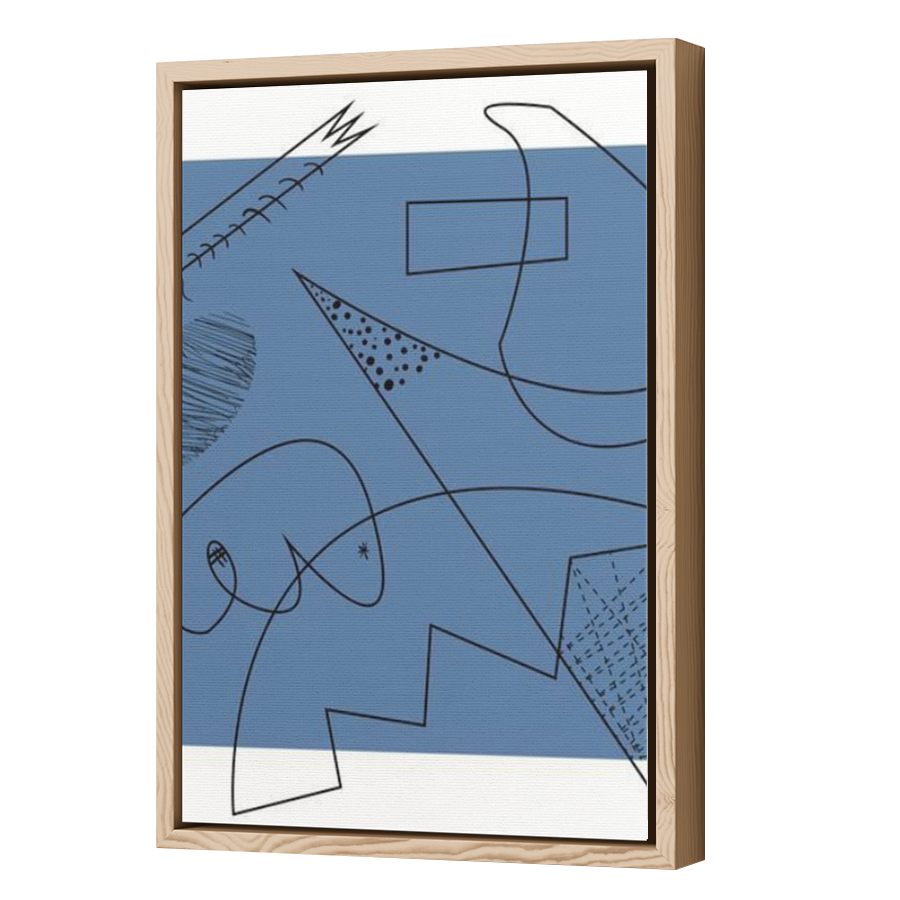 Thumbnail for Canvas - Wood Grain Floating Frame