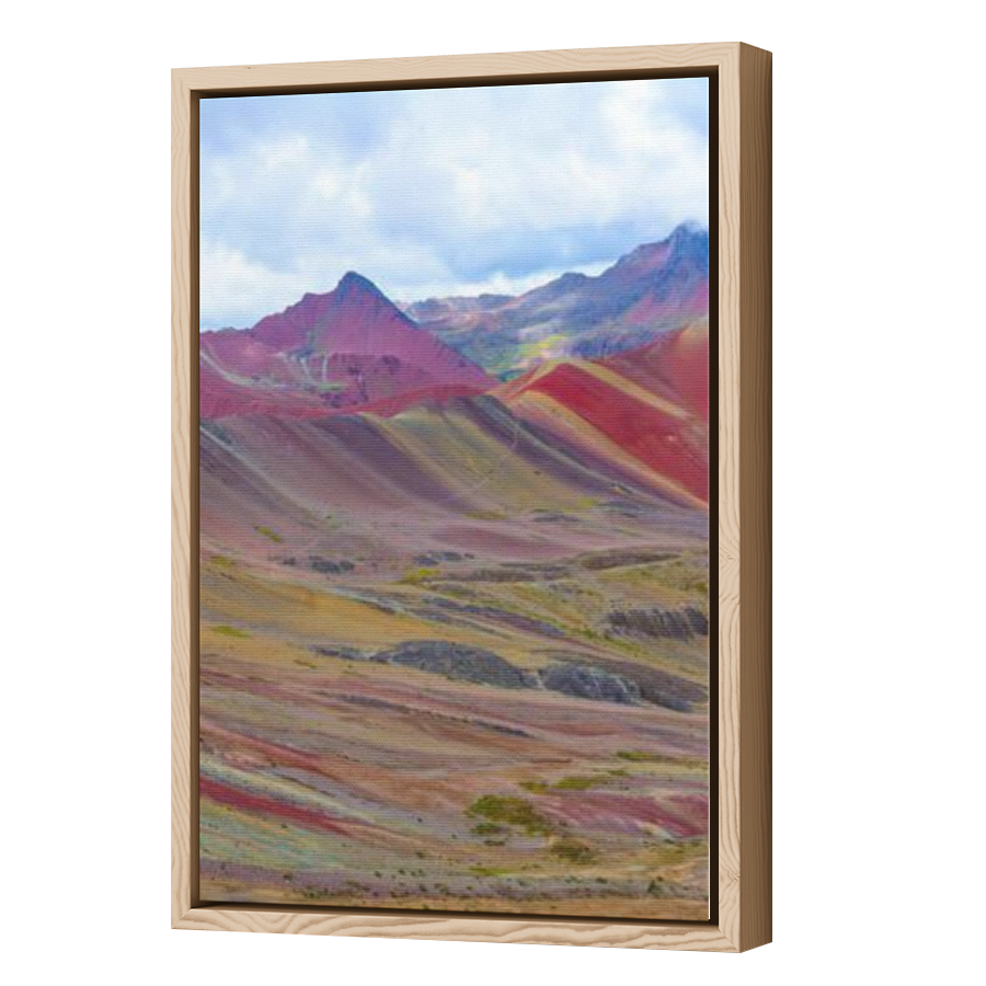 Thumbnail for Canvas - Wood Grain Floating Frame