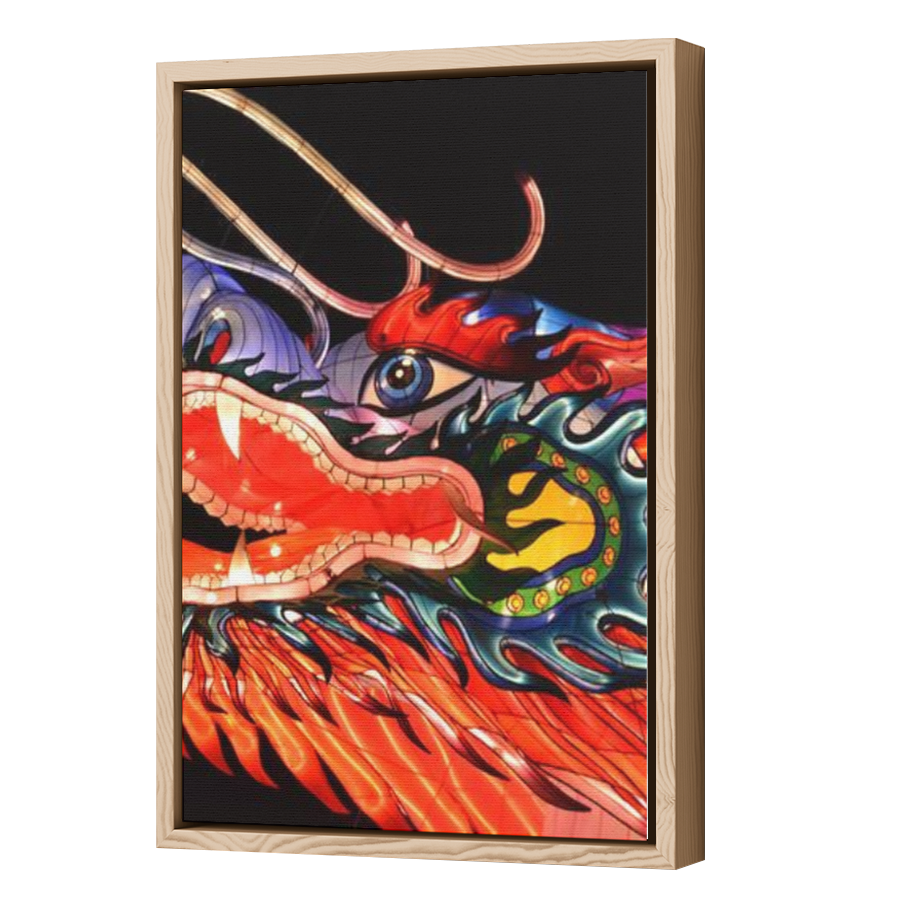 Thumbnail for Canvas - Wood Grain Floating Frame