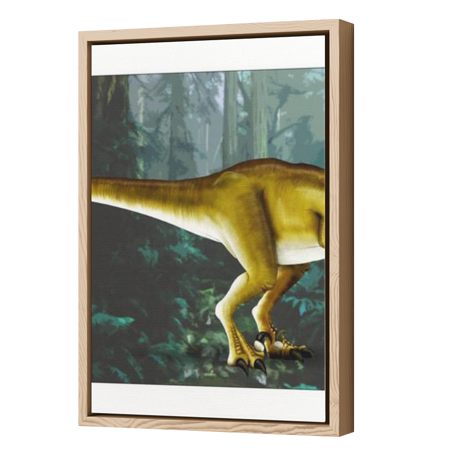 Thumbnail for Canvas - Wood Grain Floating Frame